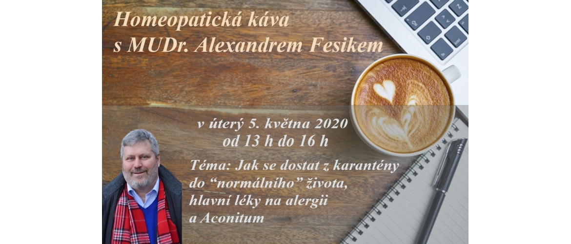Homeopatická káva s MUDr. Alexandrem Fesikem