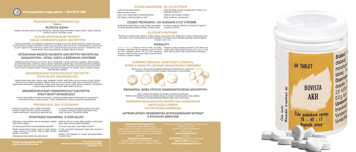 Homeopatická mapa zdraví - Bovista
