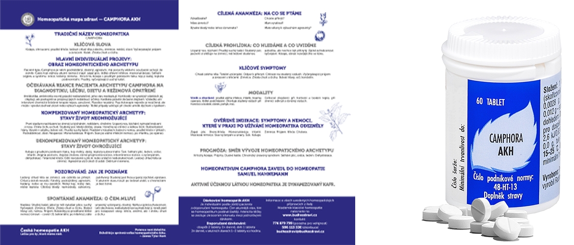 Homeopatická mapa zdraví - Camphora