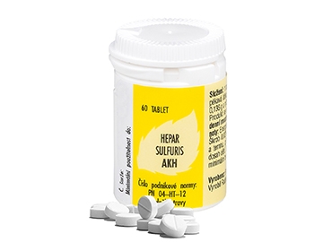 Hepar sulfuris AKH – zimní lék na bolestivé a hnisavé záněty
