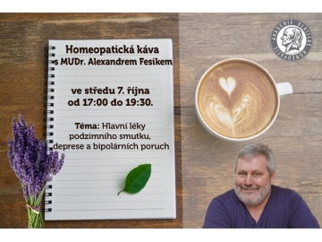 Homeopatická káva on-line - podzimní smutky a deprese