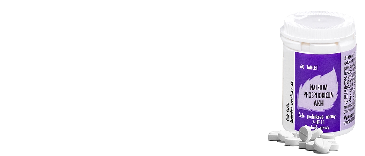 Natrium phosphoricum AKH – pomoc při překyselení, zažívacích potížích a kožních projevech v zimě